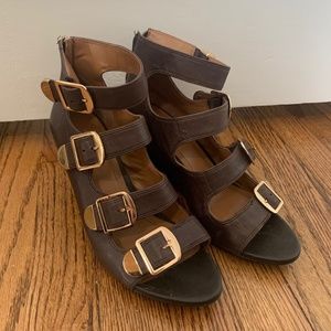 BCBGeneration Leather Wedges